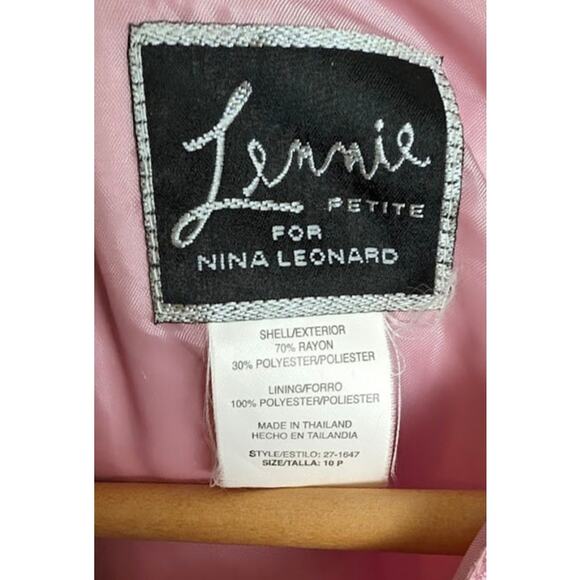 Lennie Nina Leonard‎ Pastel Color Block Knee Length Sleeveless Dress size 10P - Picture 3 of 3
